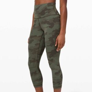 LULULEMON Align Cropped in Heritage Green Camo